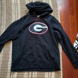 mens UGA NIKE hooded sweatshirt